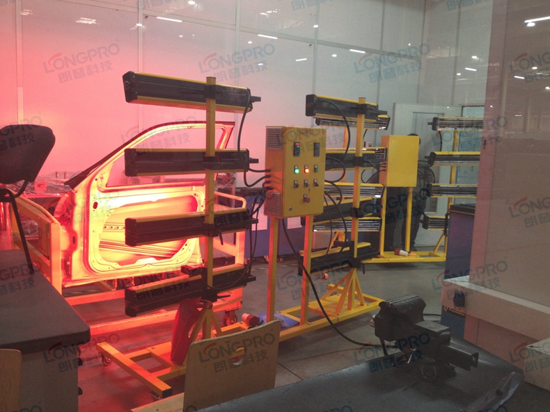 車(chē)門(mén)密封膠條紅外線(xiàn)升溫烘烤utf-8